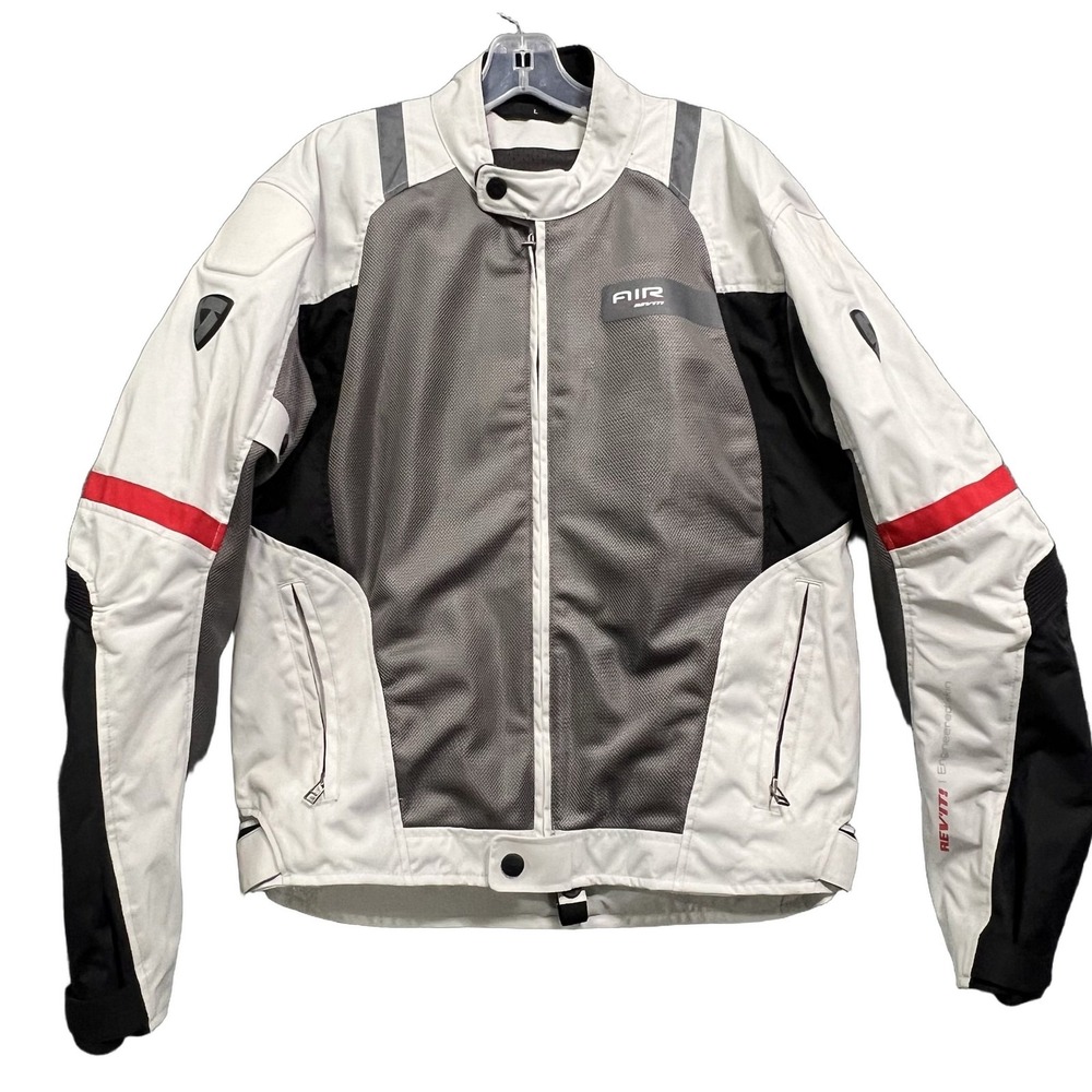 REV'IT! Air Motorcycle Jacket Men's Size L Polyamide CE Armor Riding Gear
